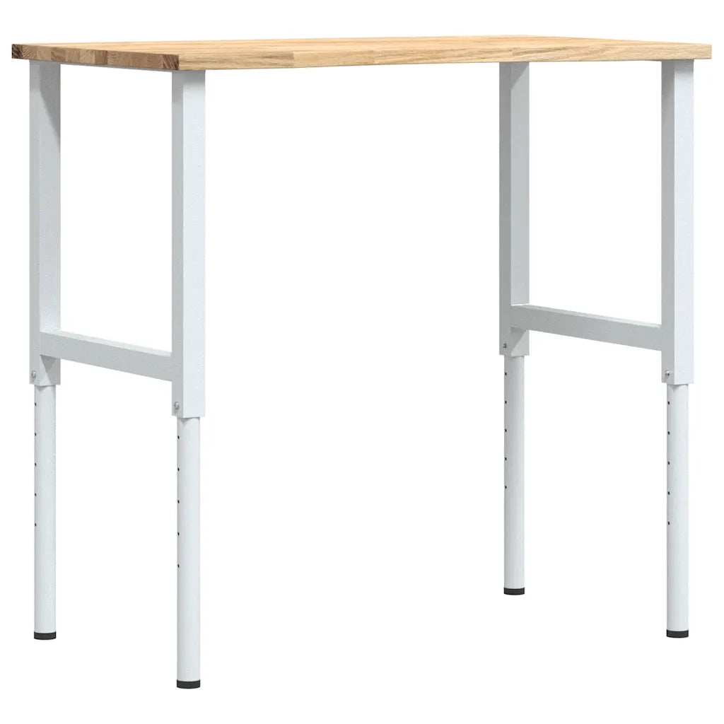Banco da Lavoro 100x60x(71,5-98) cm Legno Massello Rovere 3309717