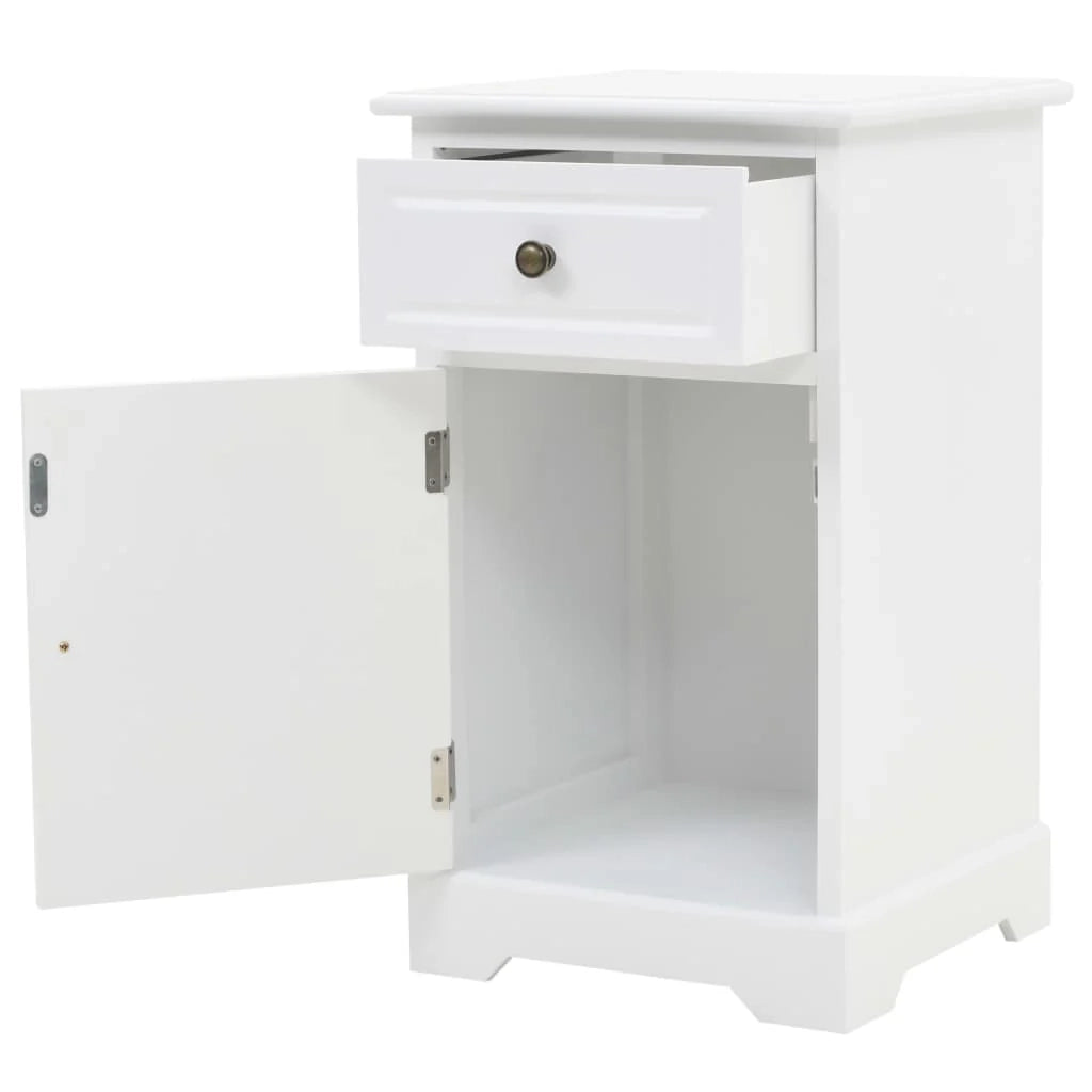 Comodino cassettiera mobile per camera da letto MDF e legno di pino 35 x 32 x 59 cm 1402072