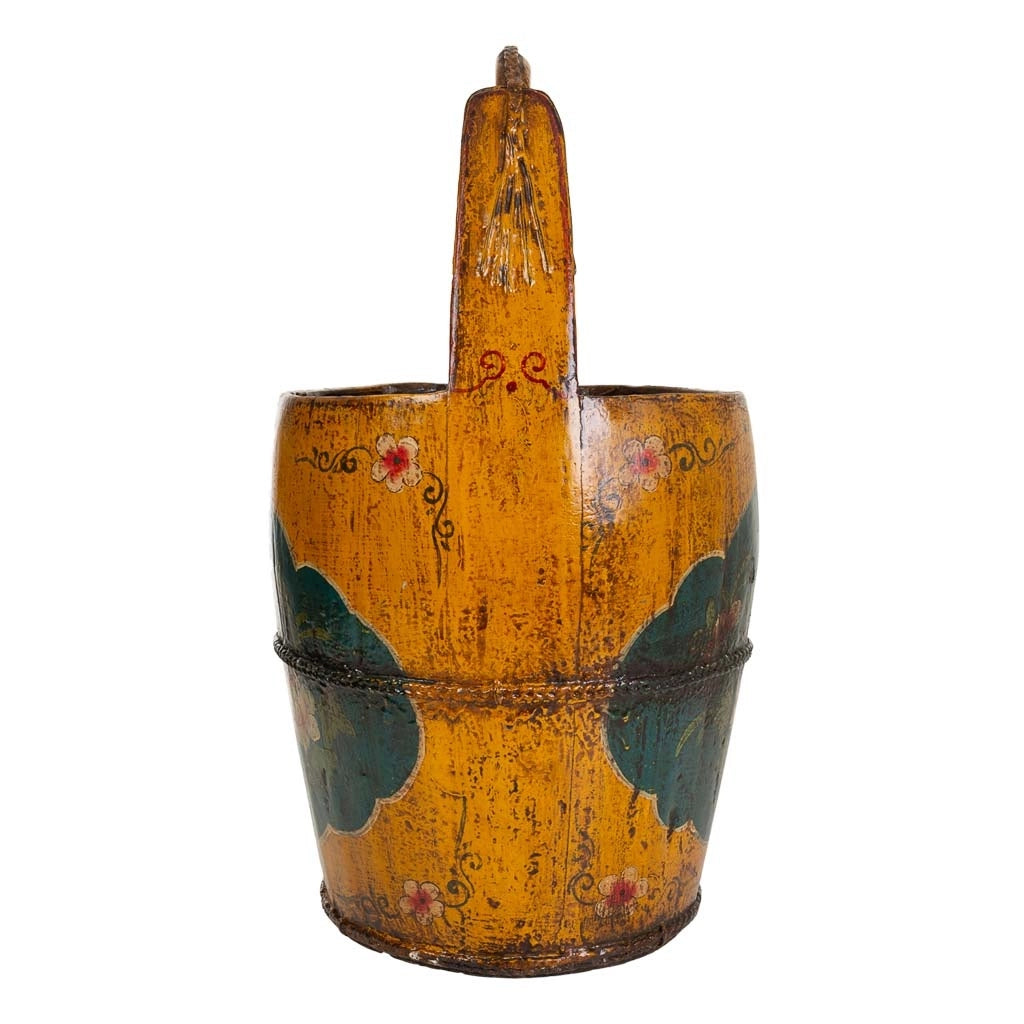 Cubo di legno marrone 34x34x55h cm