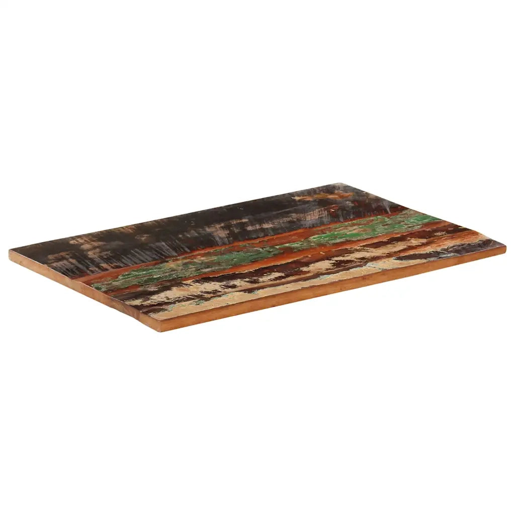 Piano Tavolo Rettangolare 60x90 cm 25-27 mm Legno di Recupero cod mxl 57973