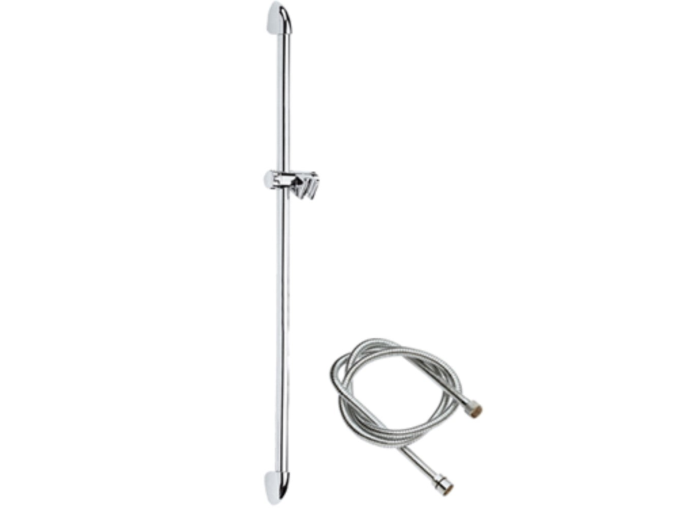 Saliscendi lungo cromato cm 90