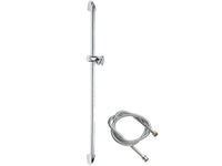 Saliscendi lungo cromato cm 90