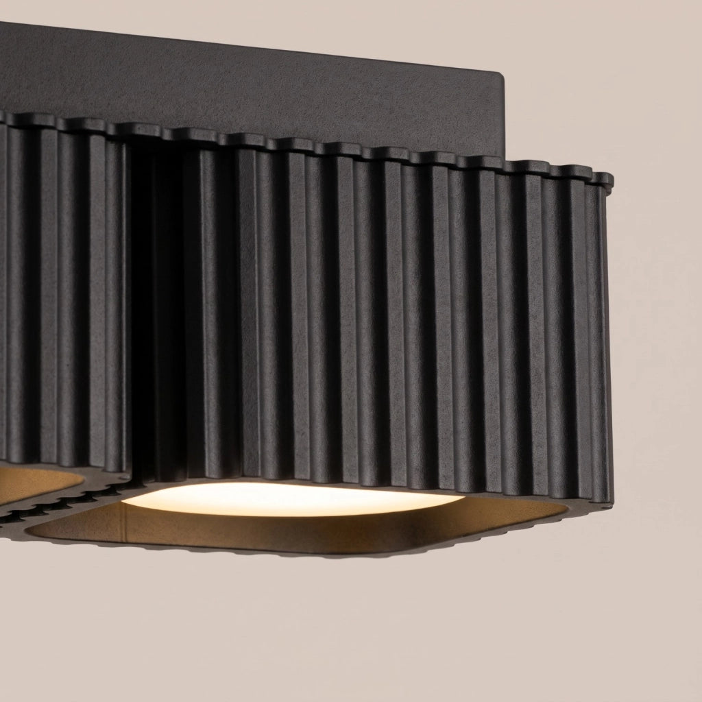 Plafoniera RIFF 2 nera Gx53