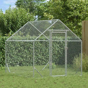 Gabbia per polli Argento 200 x 170 x 177 cm Acciaio zincato