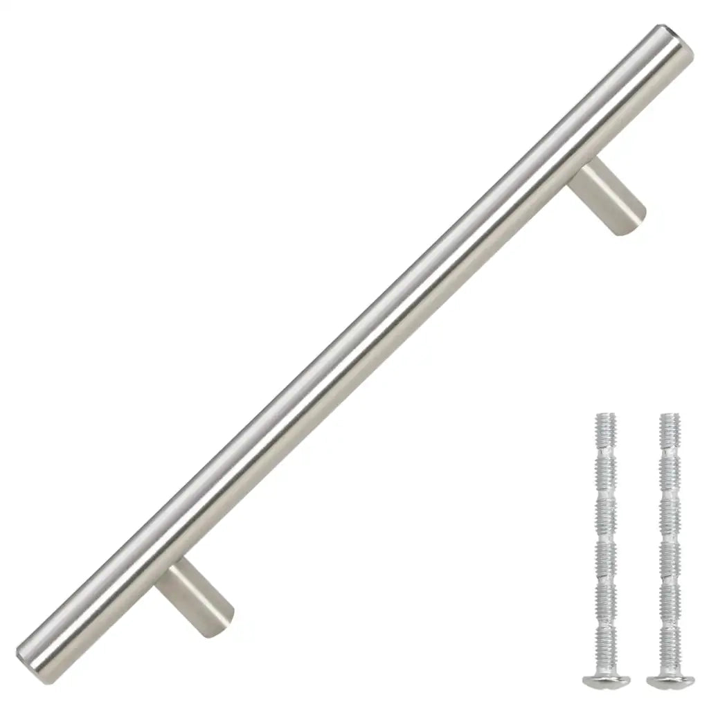 Maniglie per Mobili 10pz Argento 160mm in Acciaio Inox 155351