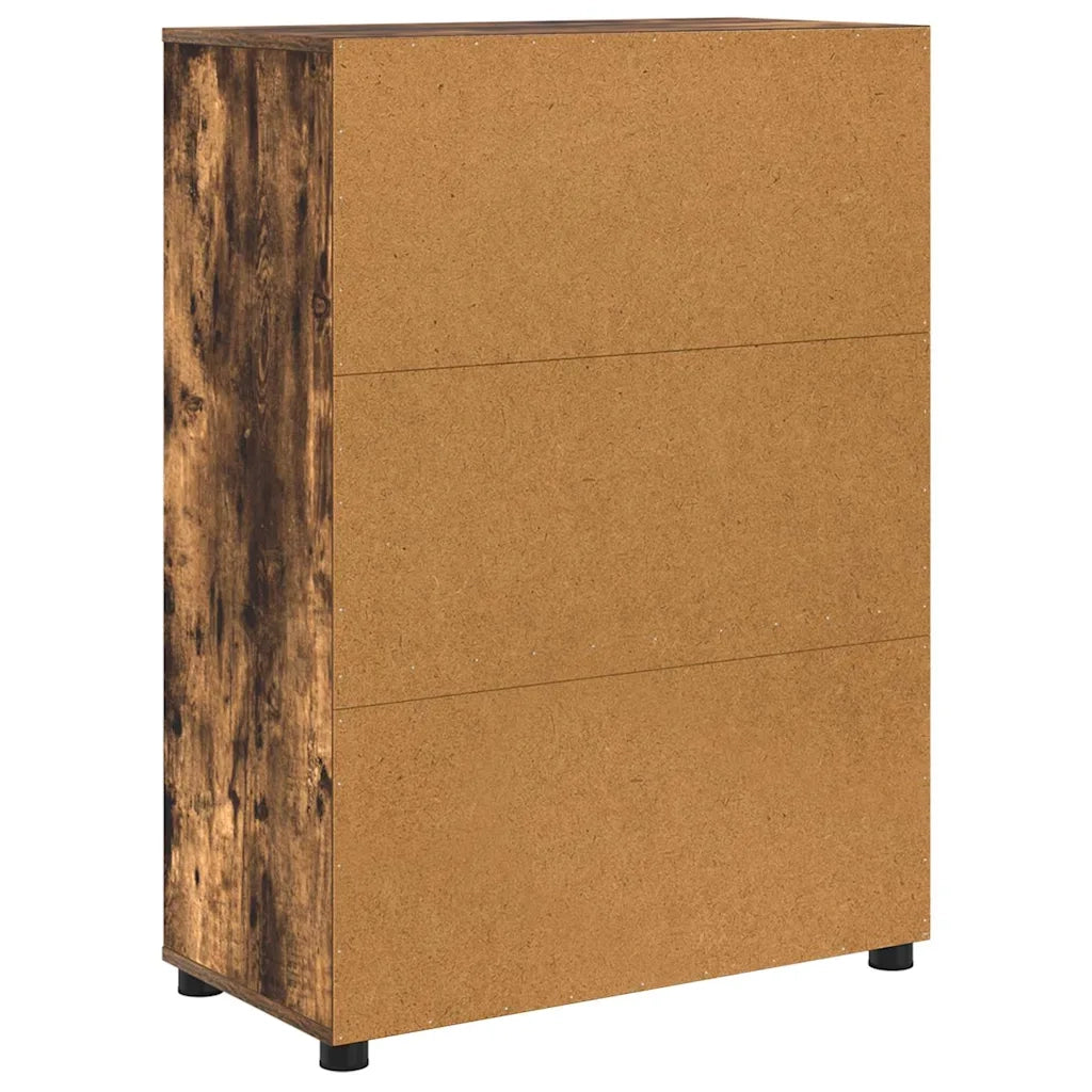 Mobile da Bagno con cassetto Rovere fumé 72,5 x 36,5 x 100 cm 888772