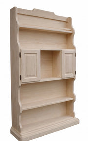 Mobile bar porta bottiglie grezzo l.126 p.33 h.199 (1224) - Mobili 2G