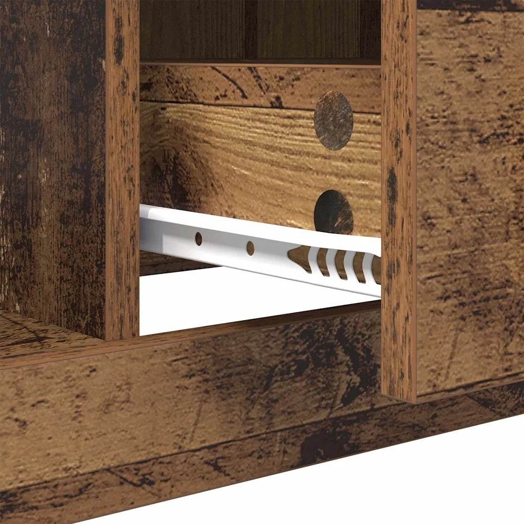 Tavolino da salotto con cassetto Legno vecchio 90 x 50 x 35 cm 881361