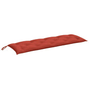 Cuscino Panca | Cuscini per sedie da Giardino Rosso M¨¦lange 150x50x7 cm in Tessuto