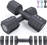 Set di Halter da 2 a 45 kg per allenamento con pesi da bicep e tricep 

Modello: 
- Gewicht: 2-45 kg
- Peso per singolo pezzo: 0,5 kg
- Dimensioni: 33 x 6,5 cm
- Materiale: Acciaio inossidabile
- Capacità di carico: 45 kg
- Numero di pezzi: 2 pezzi