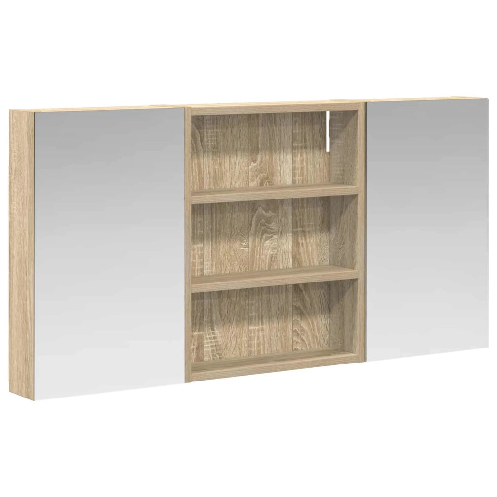 Set di Armadi da Bagno con lo scaffale 3 pcs 100 x 10,5 x 50 cm 3403682