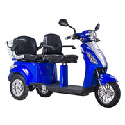 Scooter Z-TECH ZT-18 "TRILUX 3.0" 3 RUOTE 2 Posti Differenziale Anziani-Blu