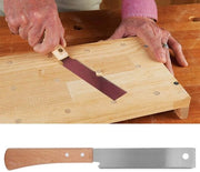 Assestramento per legno 300 mm - Maniglie in legno di betulla - Progettazione ergonomico - Denti taglienti a doppia faccia - Adatto per tagli fini