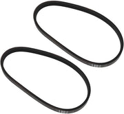 Cinture di pulizia per spazzole 330 mm - Cavo di accoppiamento sostituibile - Gomma - 2 pezzi - Compatibile con Rikon 10-305 - Prestazioni migliorate