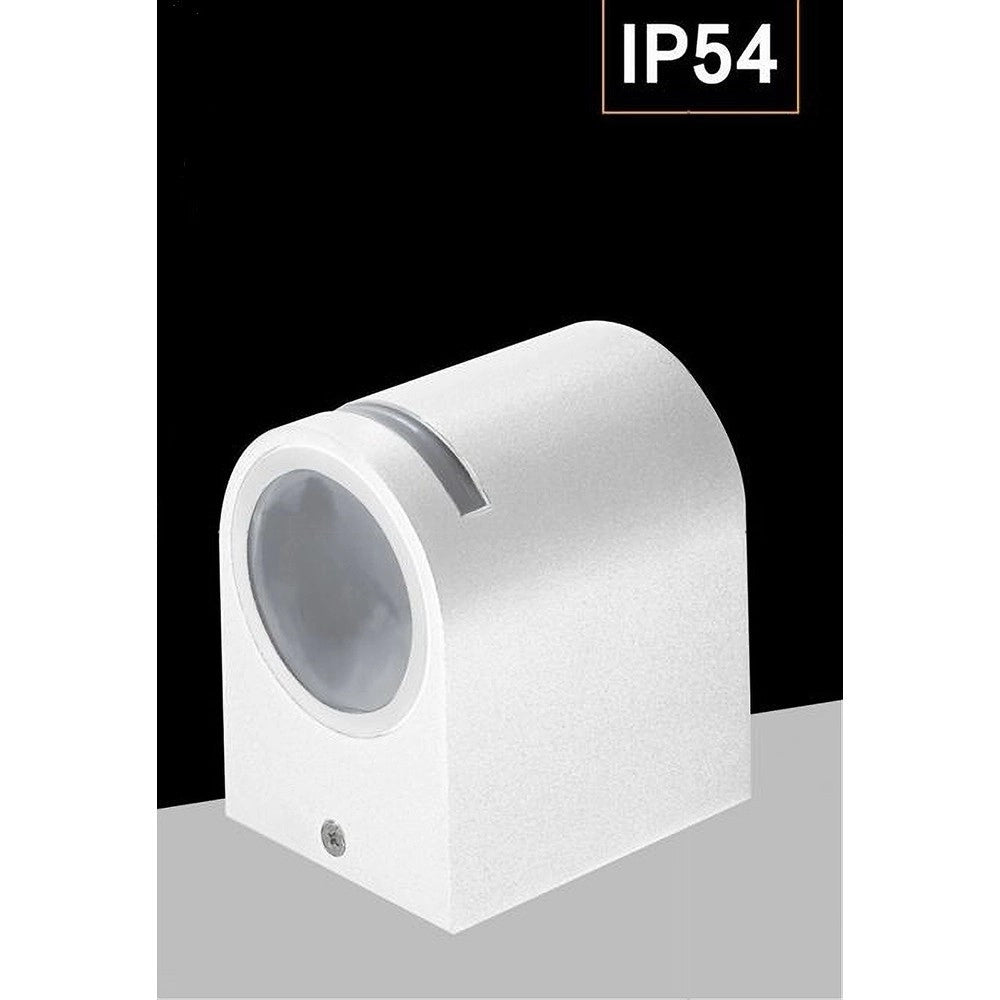 Trade Shop - Applique Esterno Parete Facciate Giardino Lampada Muro Attacco Gu10 Ip54 Gn-wl061 -