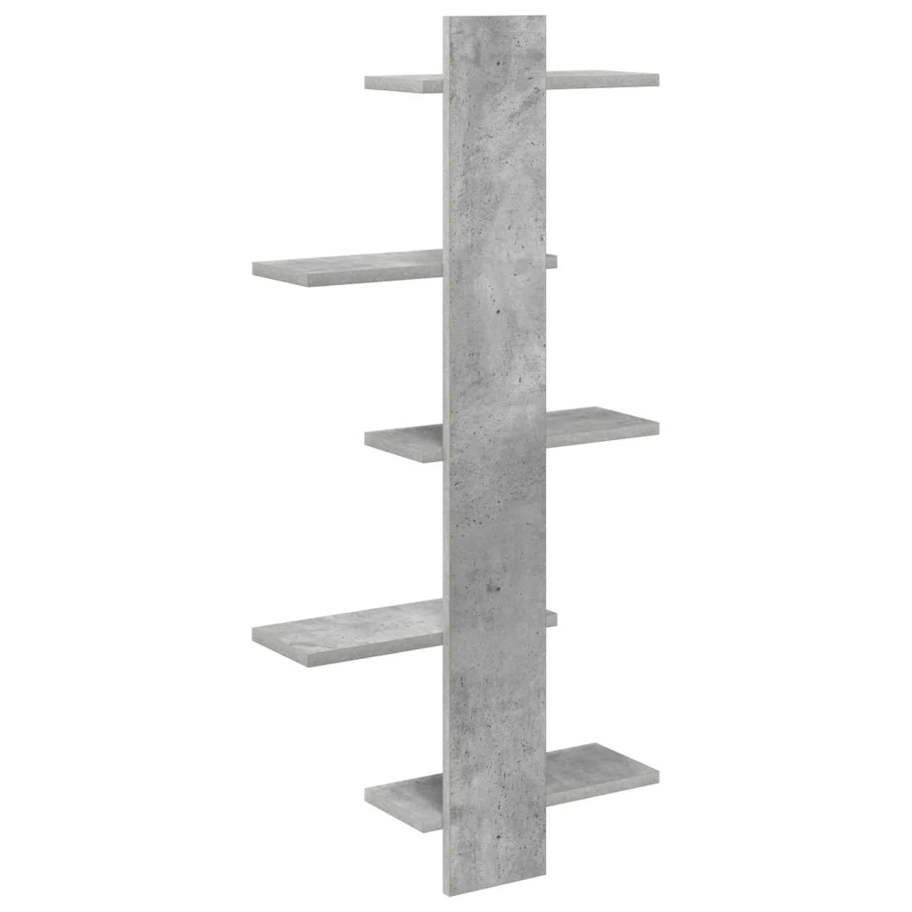 Mensola a muro flottante Grigio Cemento 48,5 x 15 x 101 cm 8012199