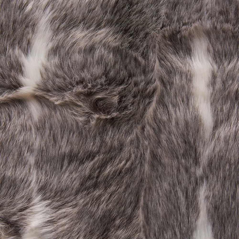 Coperta marrone e bianco acrilico 150 x 200 cm soffice tiro rustico decorazioni per il soggiorno