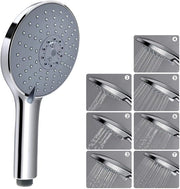 Spout per doccia, Testa di doccia 152 mm, 7 tipi di getto, acciaio inox