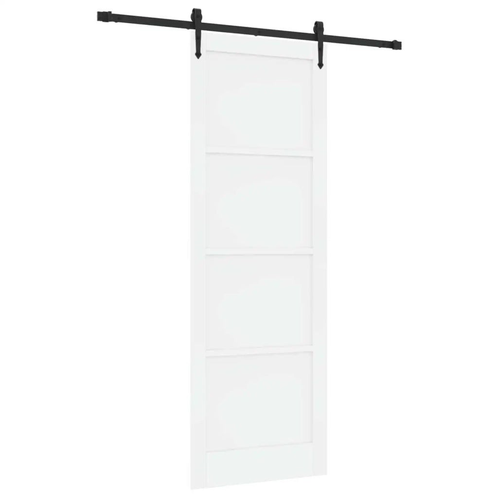Porta scorrevole ORKDAL Bianco e Nero 83 x 232 cm 3445563