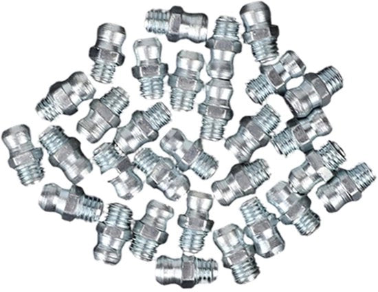 Set di Viti a Nastro 30 pezzi - 1/4"-28 SAE - Acciaio Galvanizzato - Per Auto/Macchinari - Ideale per Manutenzione - Viti a Nastro per Fissaggio