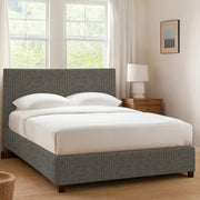 Dagenham, Letto Singolo Sfoderabile Made in Italy, Grigio Tortora