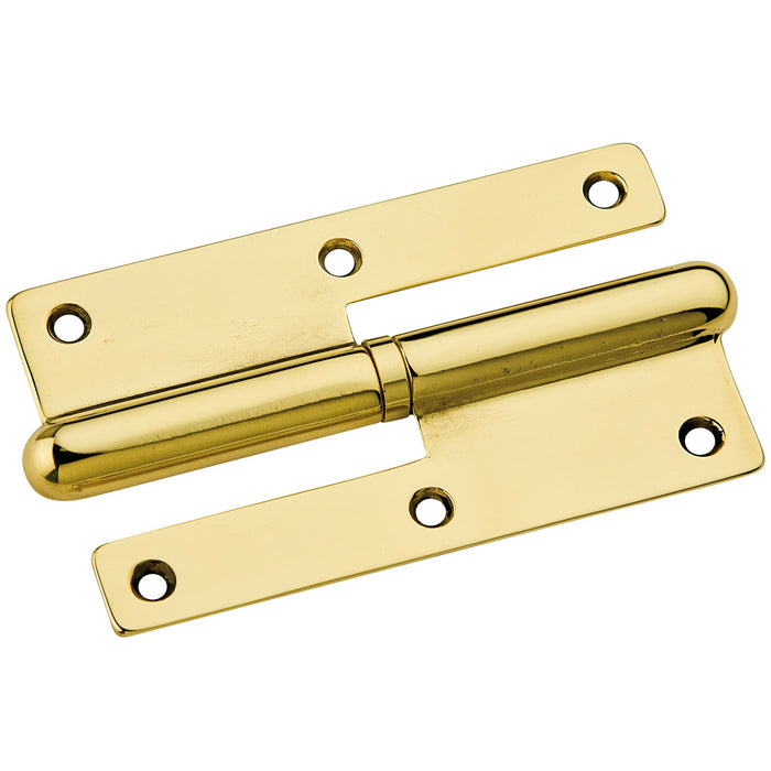 paumelles ottone lucido art.35 h120mm x lunghezza 60mm dx cod:ferx.5935