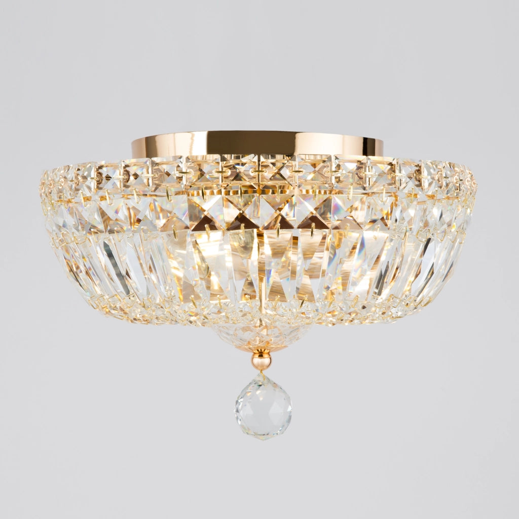 Lampadario Basfor Maytoni ottone cristallo 3xE14 dimmerabile