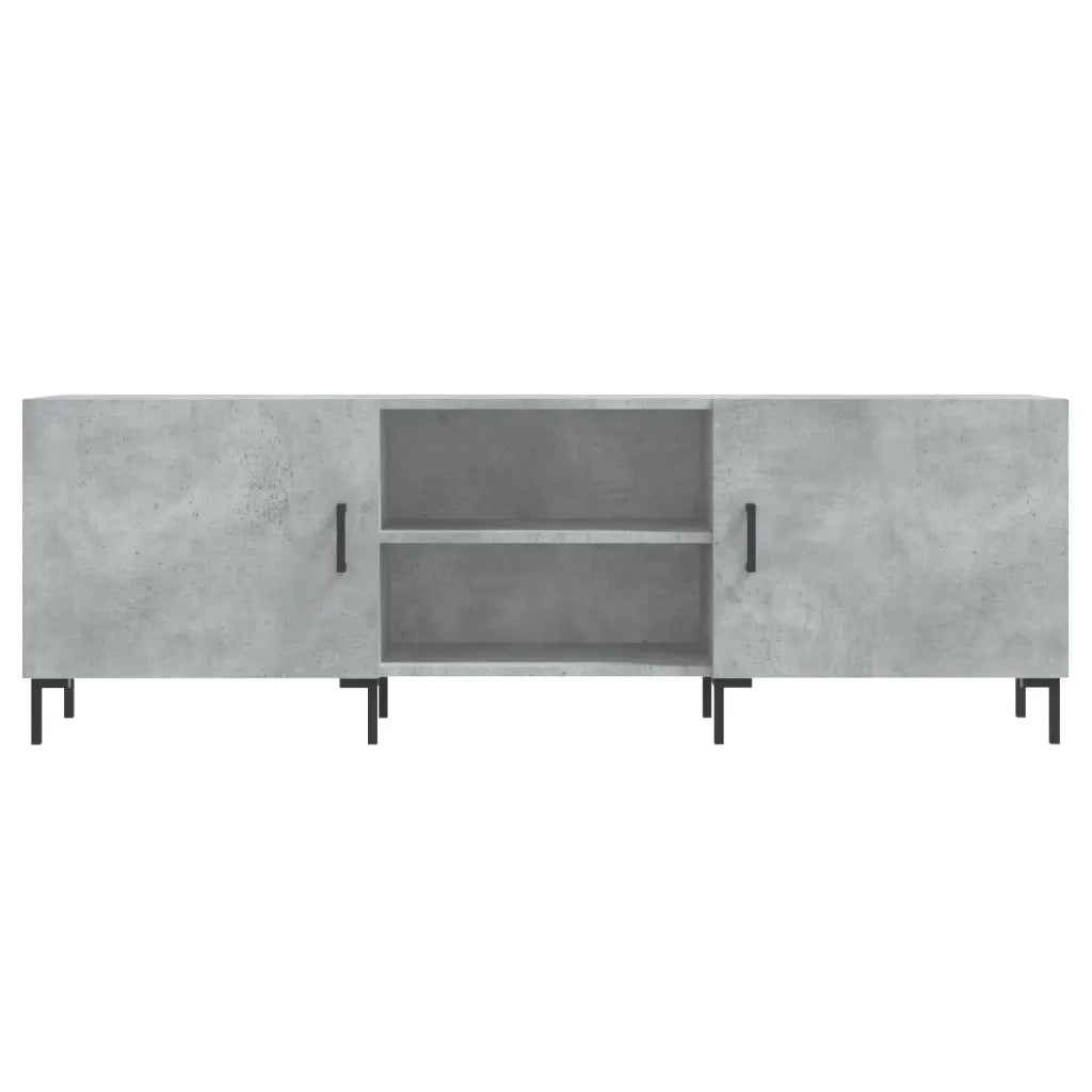 Mobile TV | Armadietto TV | Mobile Porta TV Grigio Cemento 150x30x50cm in Legno Multistrato
