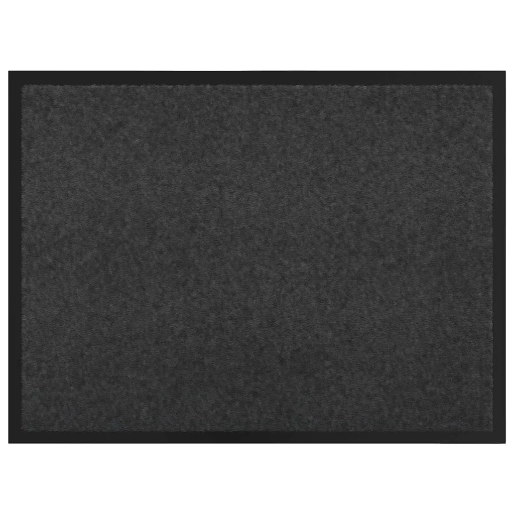 Tappetino Antracite 60 x 40 x 1.2 cm Tessuto Teddy