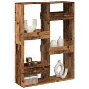 vidaXL Divisorio Legno Antico 100x33x135 cm in Truciolato