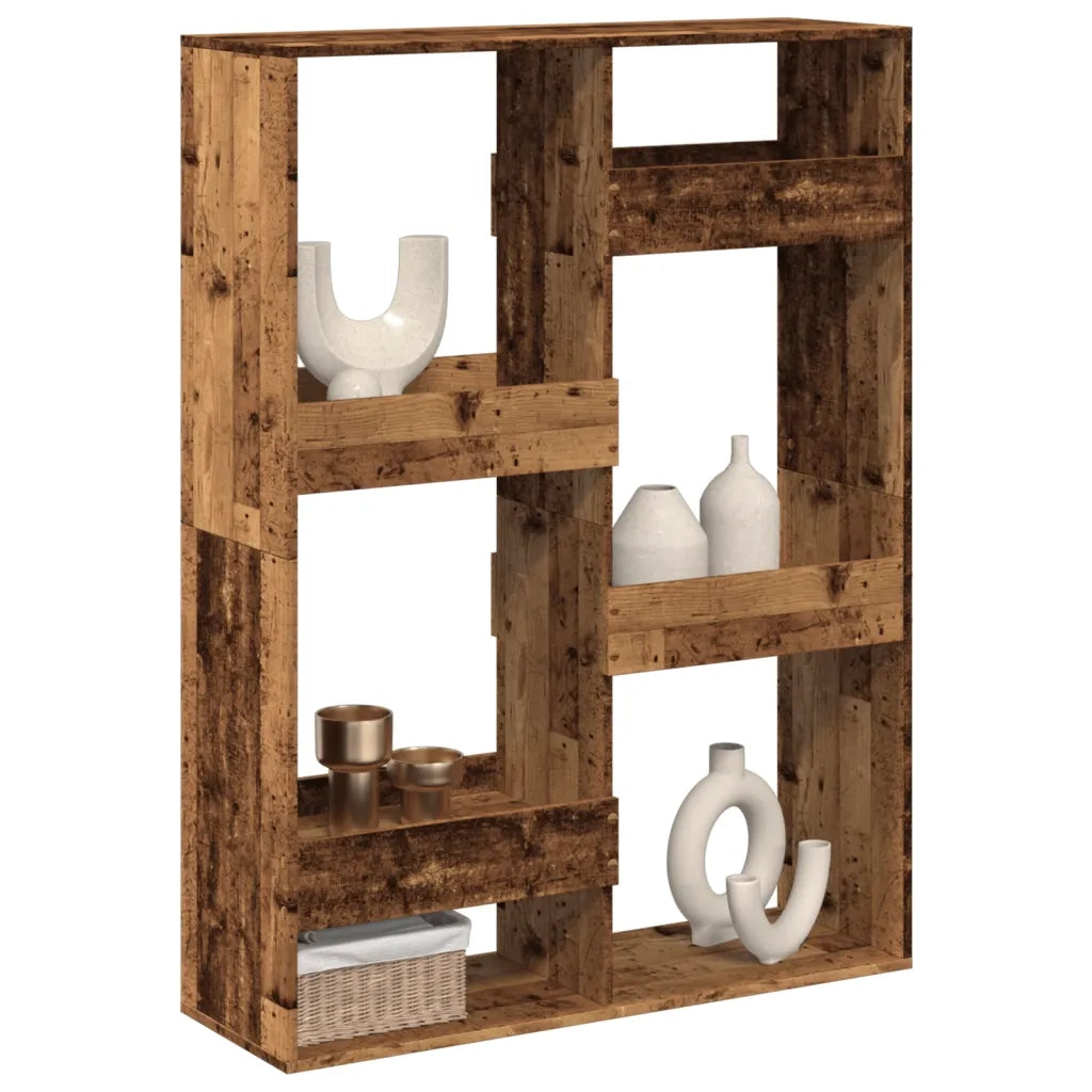 vidaXL Divisorio Legno Antico 100x33x135 cm in Truciolato