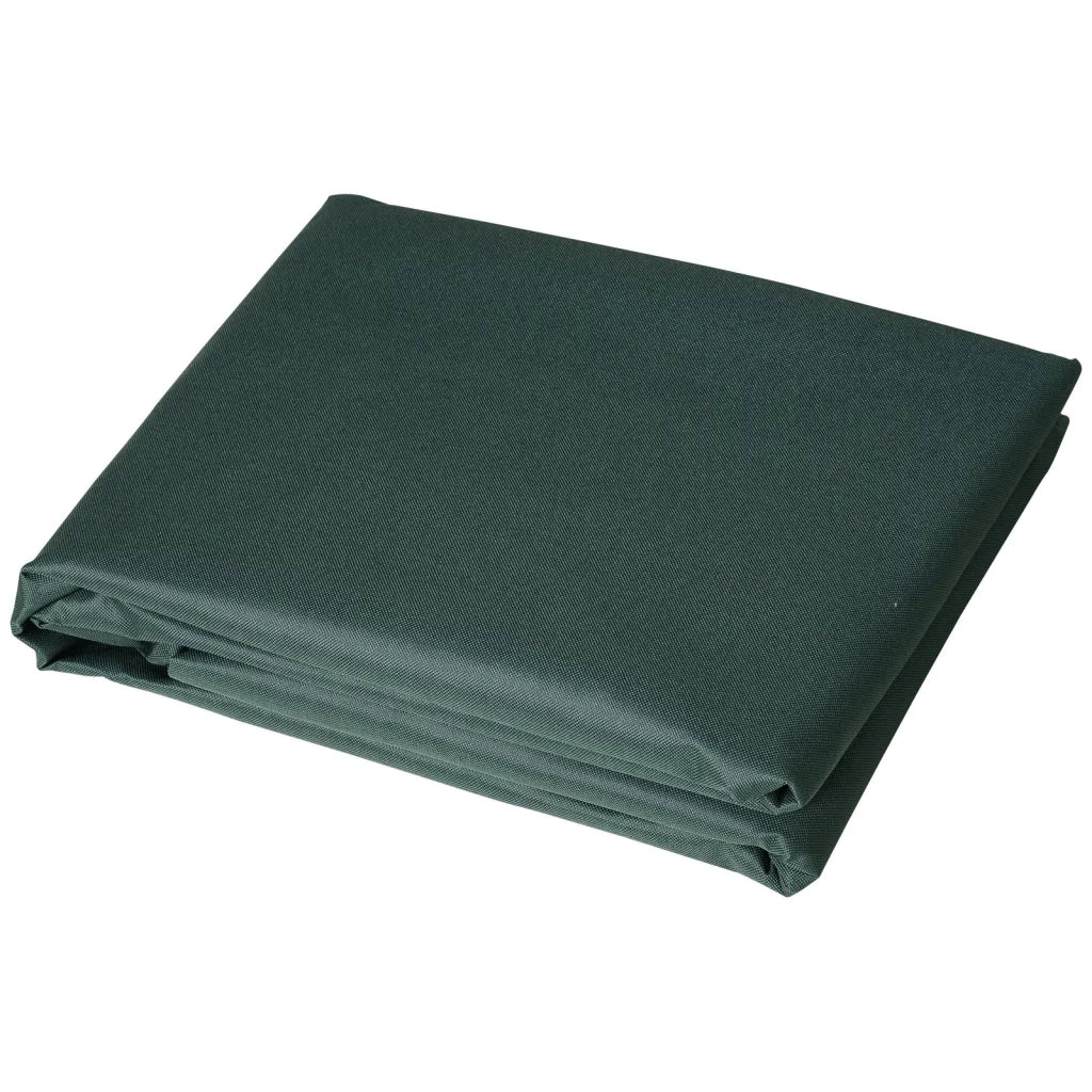 Copertura protettiva per altalena da giardino in poliestere, verde scuro, 177x114x152 cm
