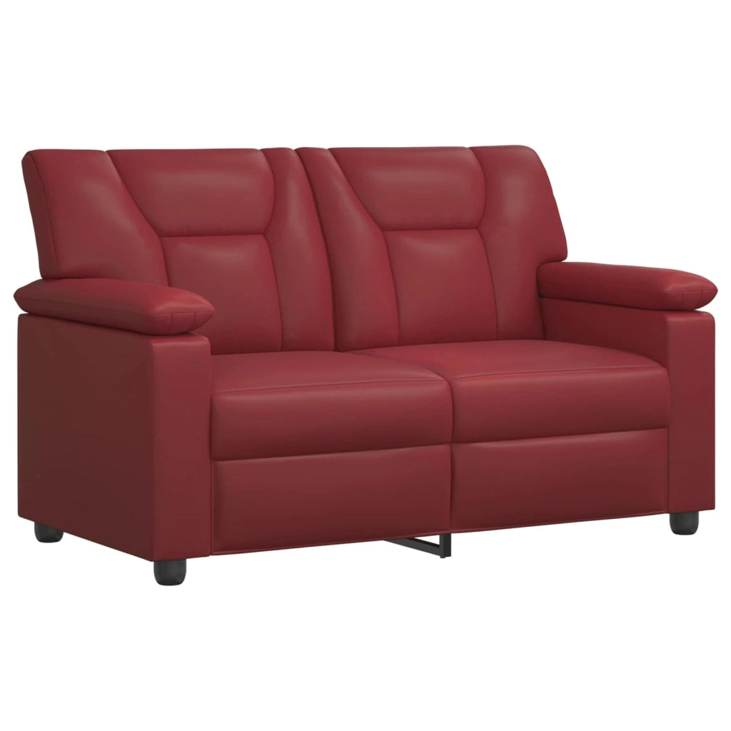 Set di divani 3 pcs Rosso Vino Similpelle 3430546