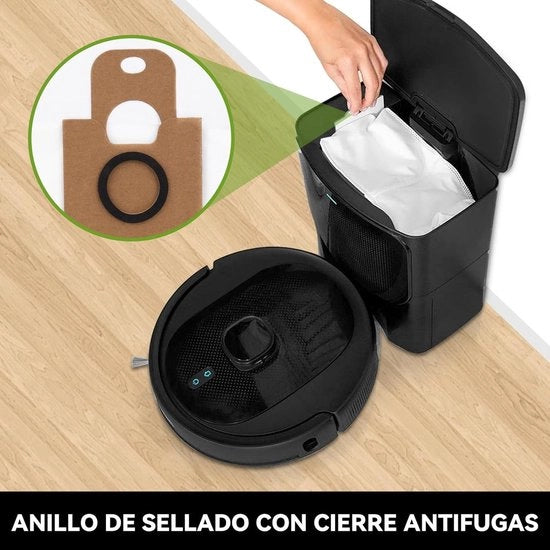 Sacchi per aspirapolvere compatibili con Conga 8290 & 2499 - 10 pezzi filtro ad alta efficienza - 3L sacchi di riserva con grande capacità