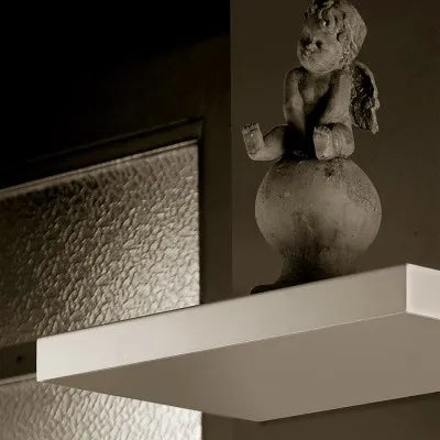 Scaldasalviette elettrico H-Pad 50 cm bianco lucido 100W in ceramica