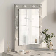 Specchio da Vanità Grigio cemento 70 x 50 x 18 cm Rettangolare 868336