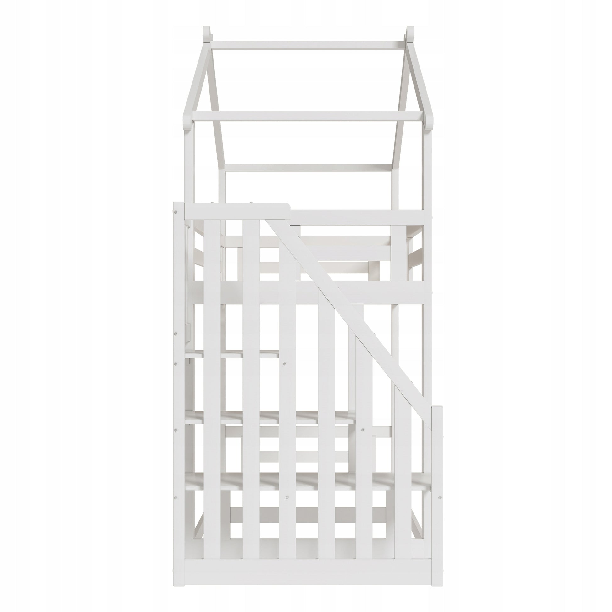 Letto a castello 90x200 basso bianco - Xylo