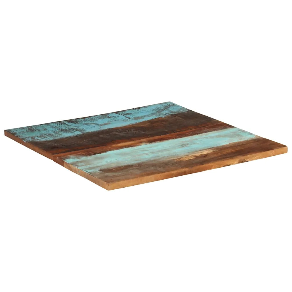 Piano Tavolo Quadrato 80x80 cm 25-27 mm in Legno di Recupero 286062