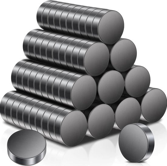 Magnetismo 100 pezzi - Magnetismo forte a ferro di cavallo - Magnetismo antiscivolo - Magnetismo per pannello magnetico - Magnetismo per frigorifero - Resistente alla corrosione