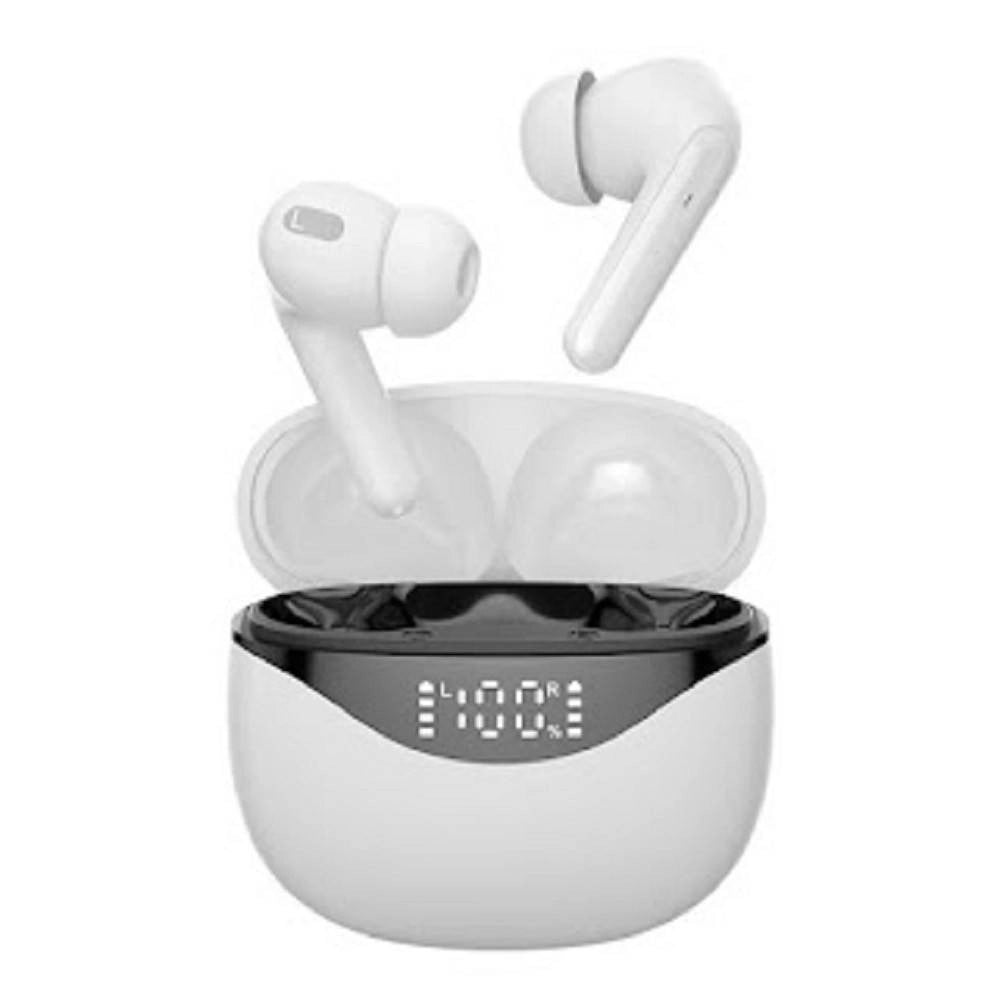 Trade Shop - Set Doppio Auricolare Cuffie Bluetooth Touch Con Box Di Ricarica Display Tws99 -