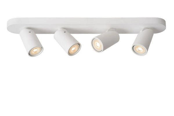 Lucide Xyrus plafoniera barra 4xGU10 LED 5W bianca