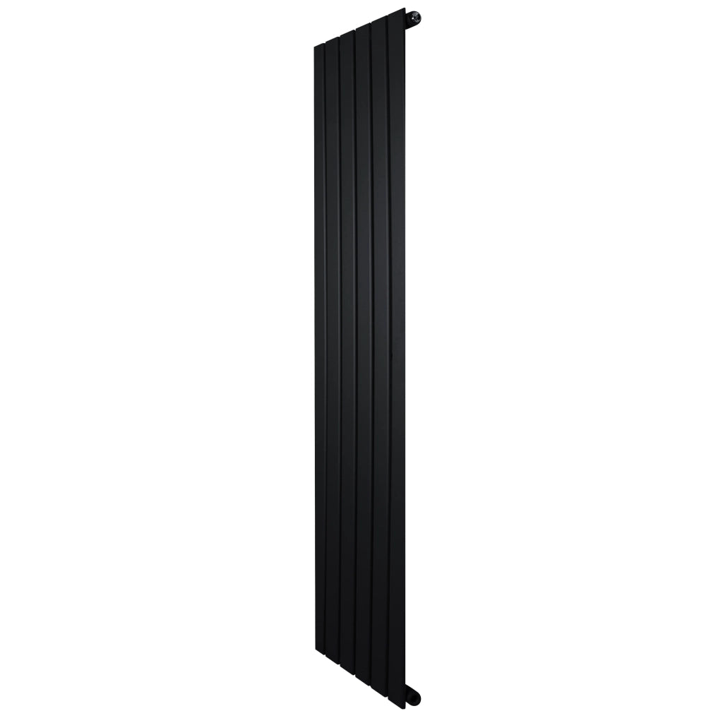 Radiatore Verticale Design Piatto Colonna Singola Nero 1600x420 mm
