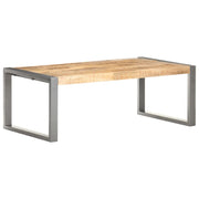 Tavolino da Salotto 110x60x40 cm in Legno di Mango Grezzo cod mxl 8017