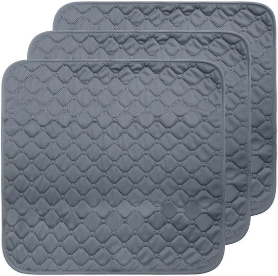 3 Stuks Onderleggers Wasbaren - Pipi-Pads per Huisdieren - Materiale Ademend e Leggeri