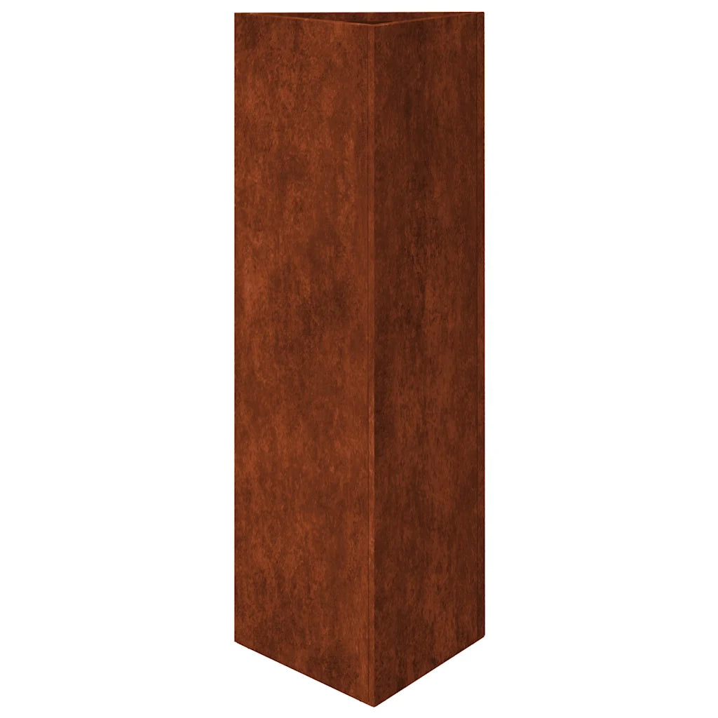 Fioriera da Giardino 30x26x75 cm in Acciaio Cortencod mxl 82759