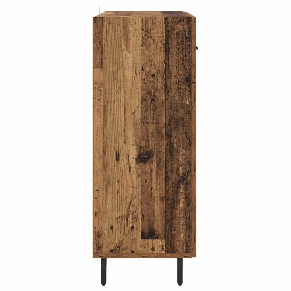Credenza | Madia | Buffet da pranzo | Armadio da pranzo Legno vecchio 69,5 x 34 x 90 cm Legno multistrato
