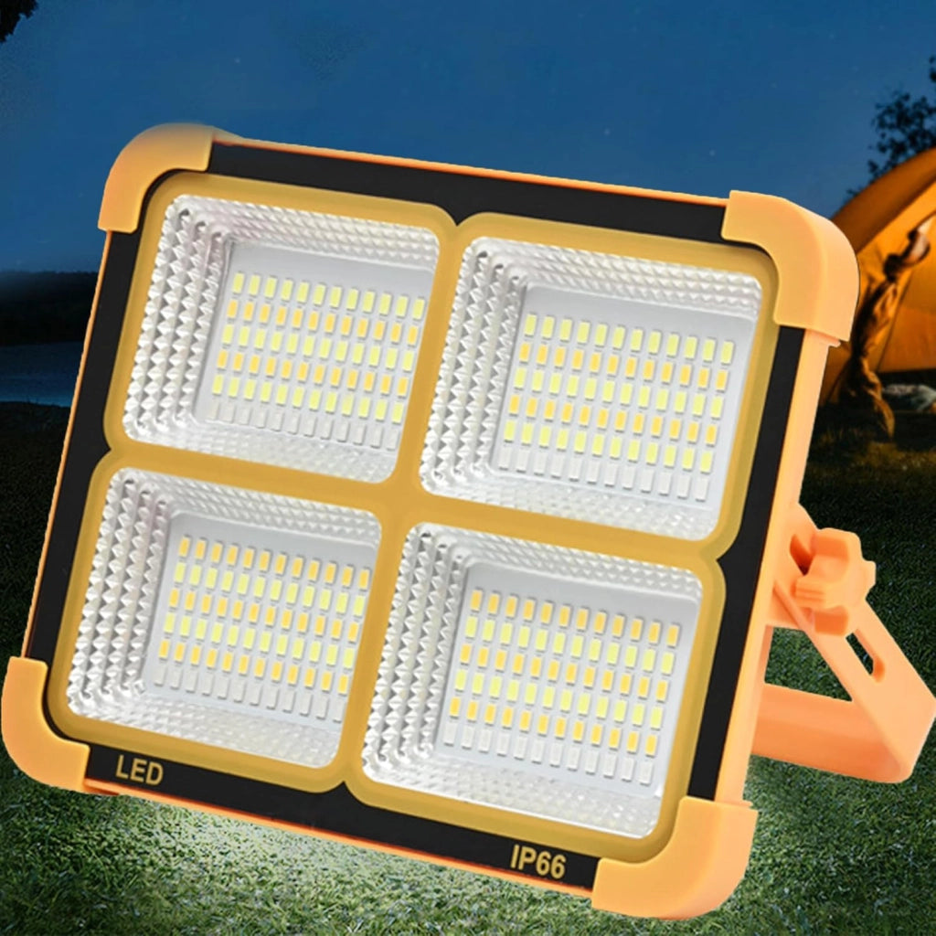 Lampada portatile solare LED con USB, IP66 e luce SOS