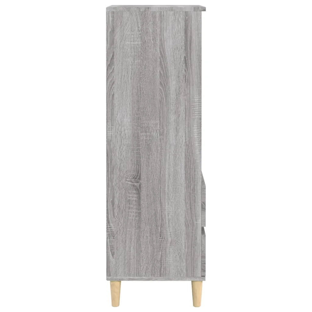 Credenza-Buffet-Armadio da cucina Grigio Sonoma 40x36x110 cm in Legno Multistrato 344749