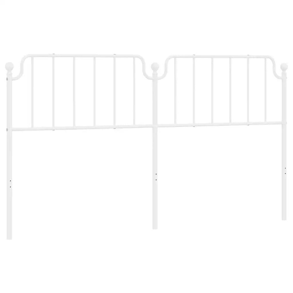 Testiera di Ricambio in Metallo Bianco 180 cm 373972