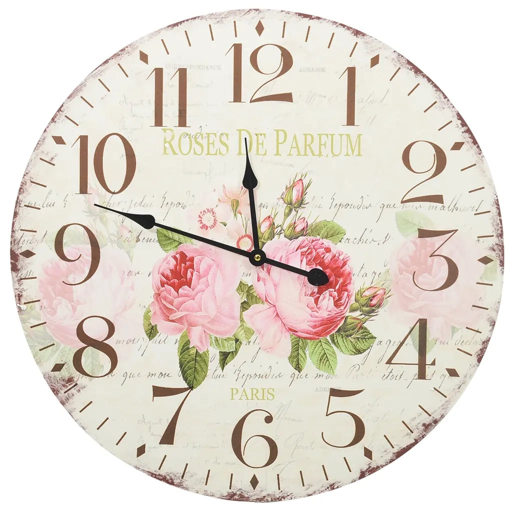 Orologio da Parete Vintage Fiore 60 cm 325177